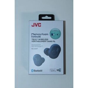 JVC HA-A10T Navy Blue Truly Wireless Memory Foam Earbuds Brand New in Box